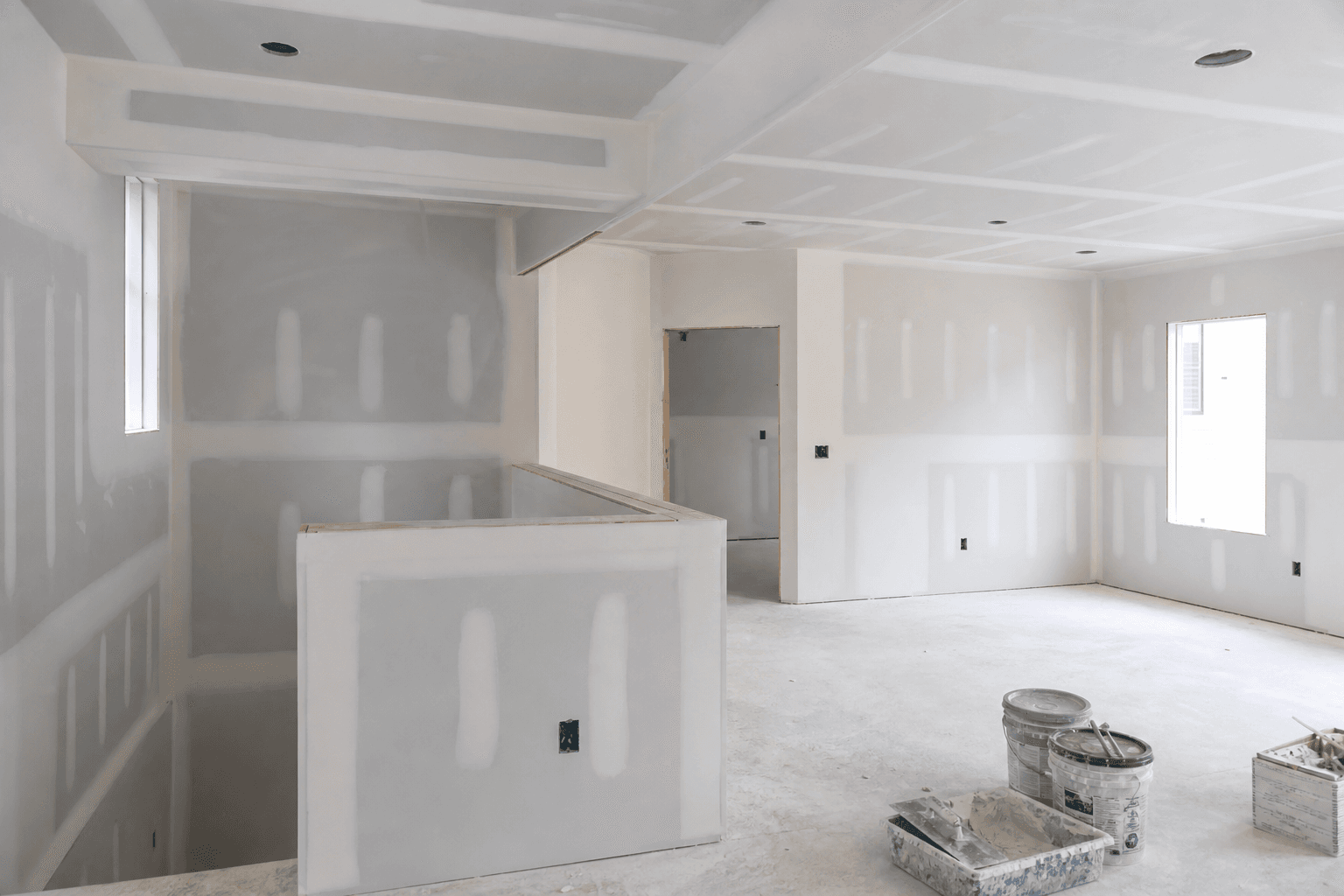 Illustrative image: What really changes the cost of finishing a drywall room?