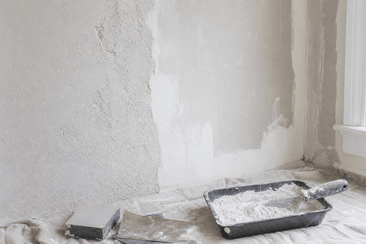Illustrative image: Should You Skim Coat Rough Walls, Patch Them or Replace the Drywall?