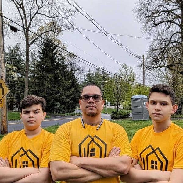 Douglas and his sons - a family-owned drywall business